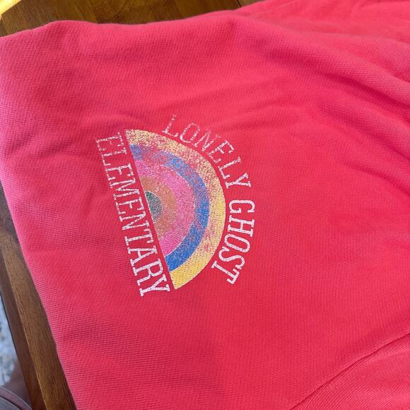 Lonely Ghost Elementary Women's Orange and Red Joggers-tracksuits Sweatpants - Picture 9 of 12